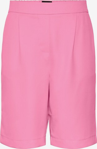 Pantaloni cutați 'Tally' de la PIECES pe roz: față