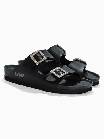 Mule 'STRASS ATLAS' Bayton en noir