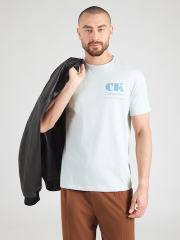 žalia Calvin Klein Jeans Marškinėliai