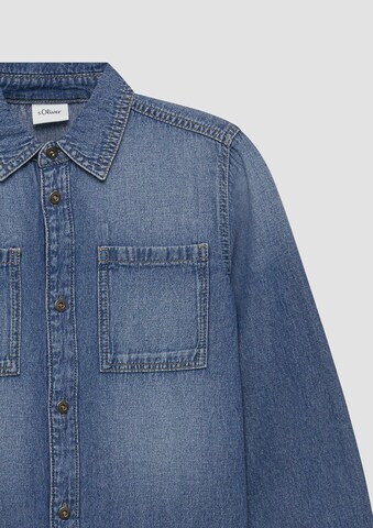 Coupe regular Chemise s.Oliver en bleu
