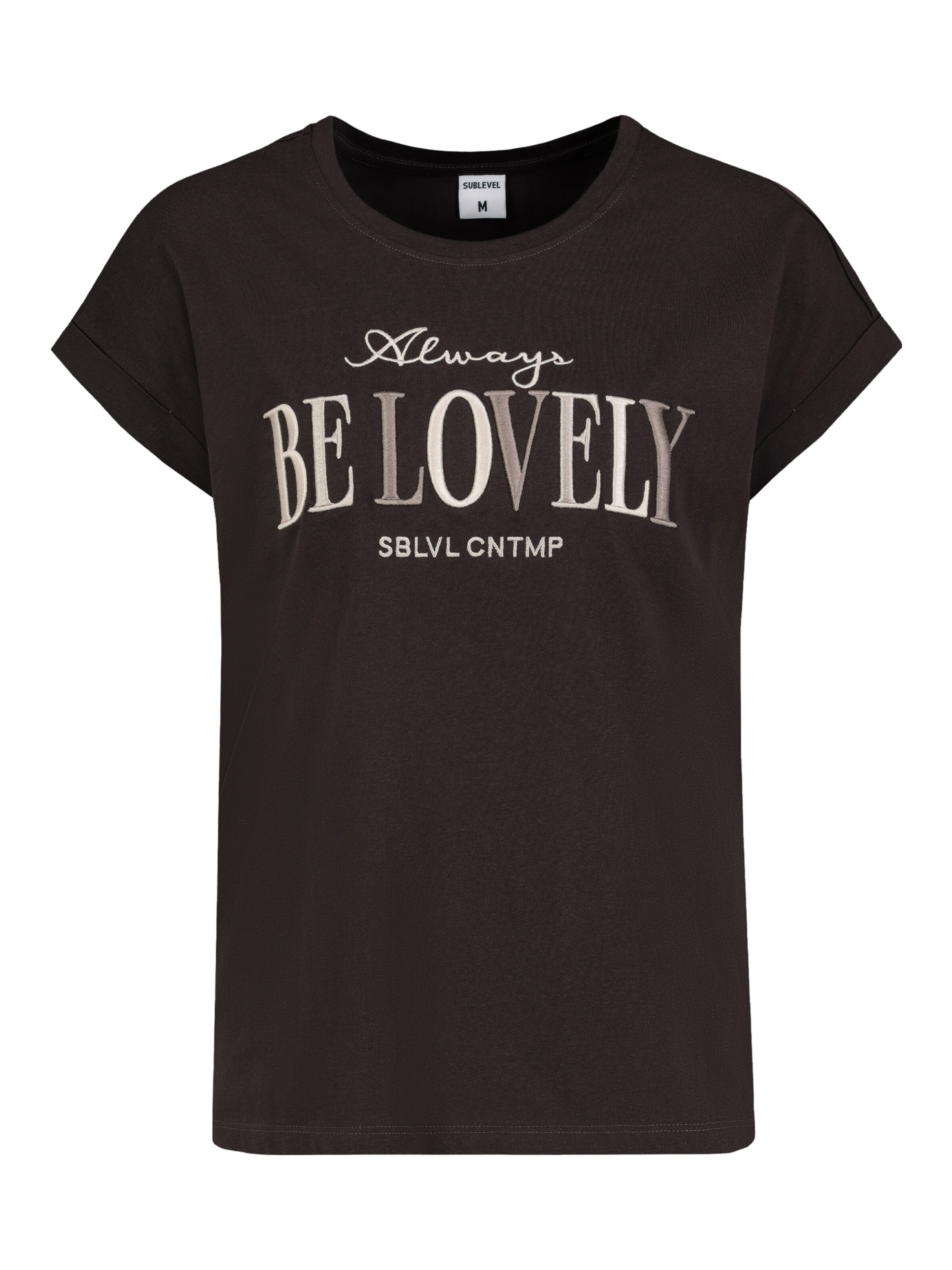 Sublevel T-Shirt in Braun: Vorderseite