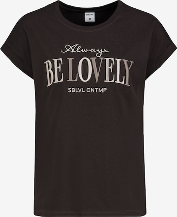 Sublevel T-Shirt in Braun: Vorderseite