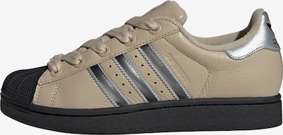 ADIDAS ORIGINALS Sneaker 'Superstar II' in beige / schwarz / silber, Produktansicht