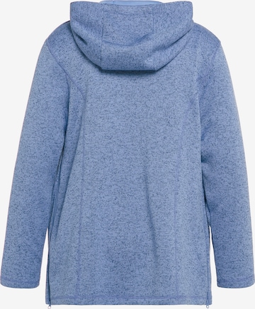 Ulla Popken Sweatjacke in Blau