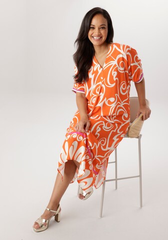 Aniston Summer Dress in Orange