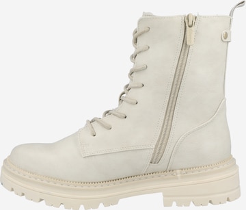 Bottines à lacets MUSTANG en beige