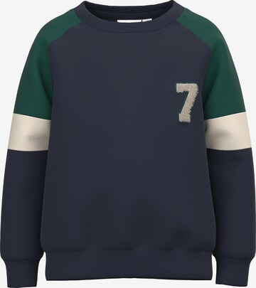 NAME IT - Sweatshirt 'ROY' em azul: frente