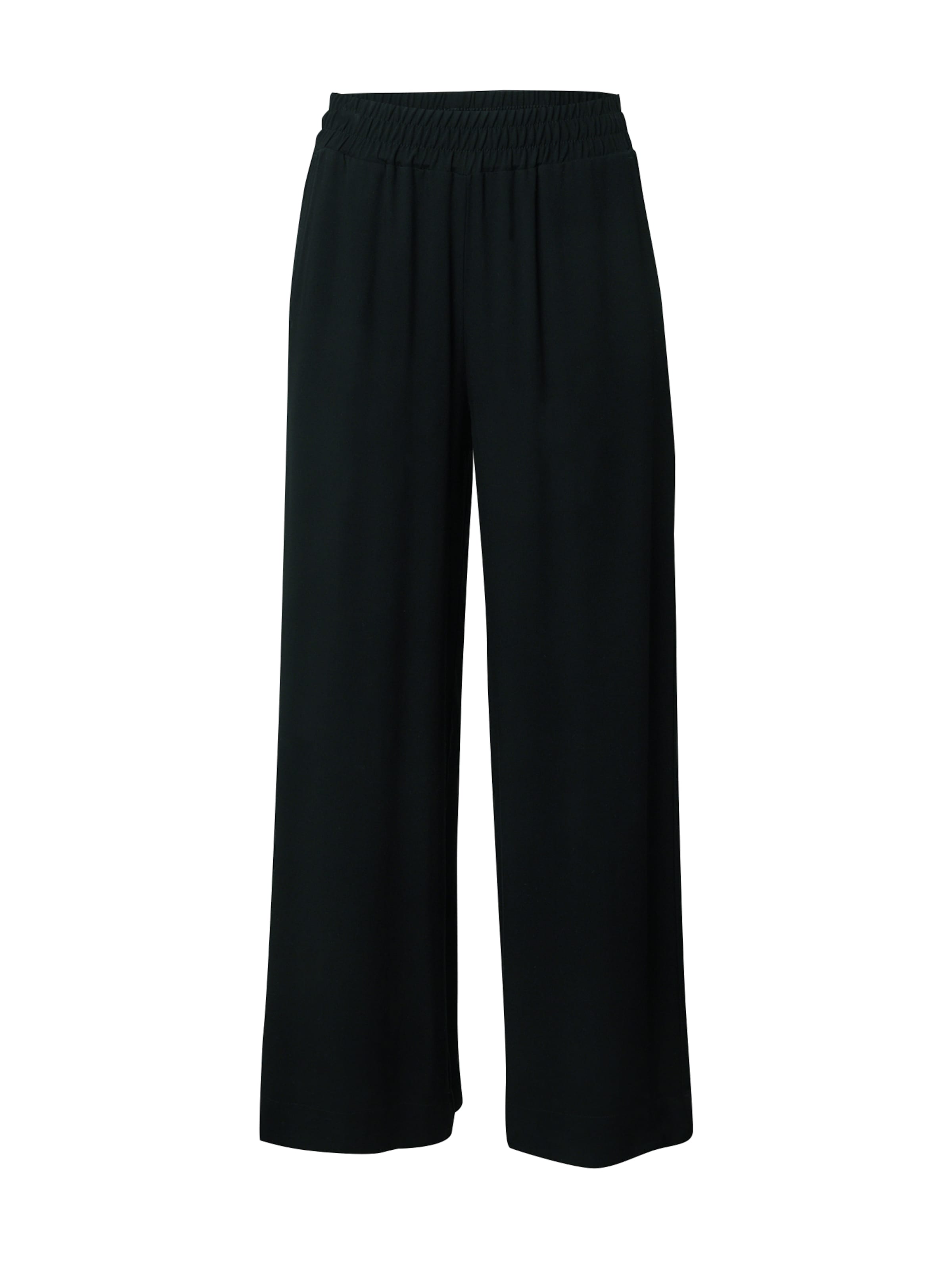 mazine Wide leg Trousers in Black: front