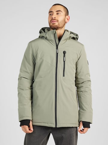 Cars Jeans Winter Jacket 'THAMES' in Green: front