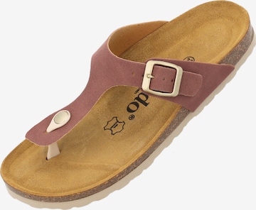 Palado Teenslipper 'Palado Kos Avelina' in Rood: voorkant