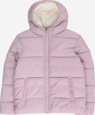 UNITED COLORS OF BENETTON Winter jacket in Purple: front