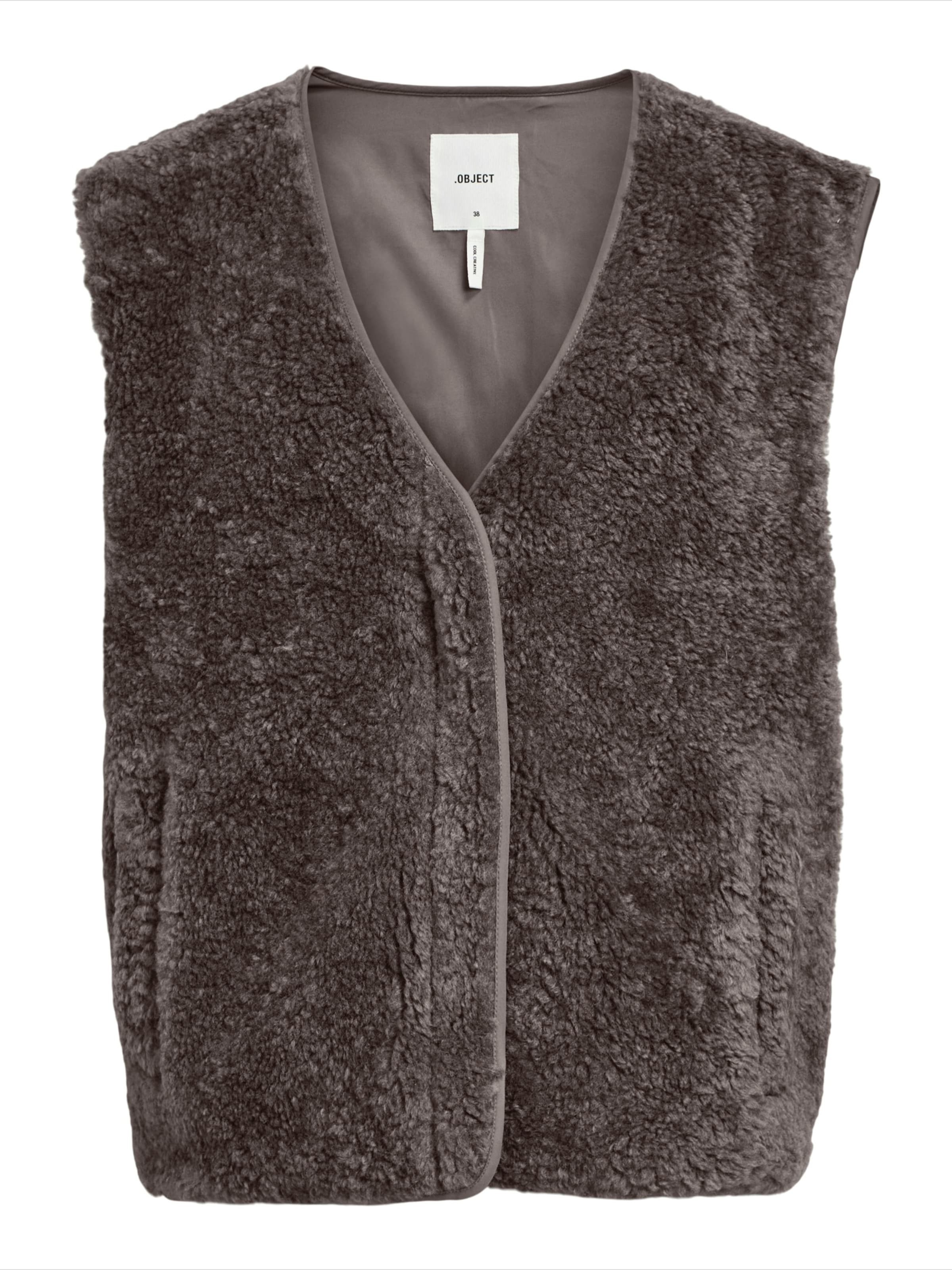 Vestă 'OBJELLA' de la OBJECT pe maro: față