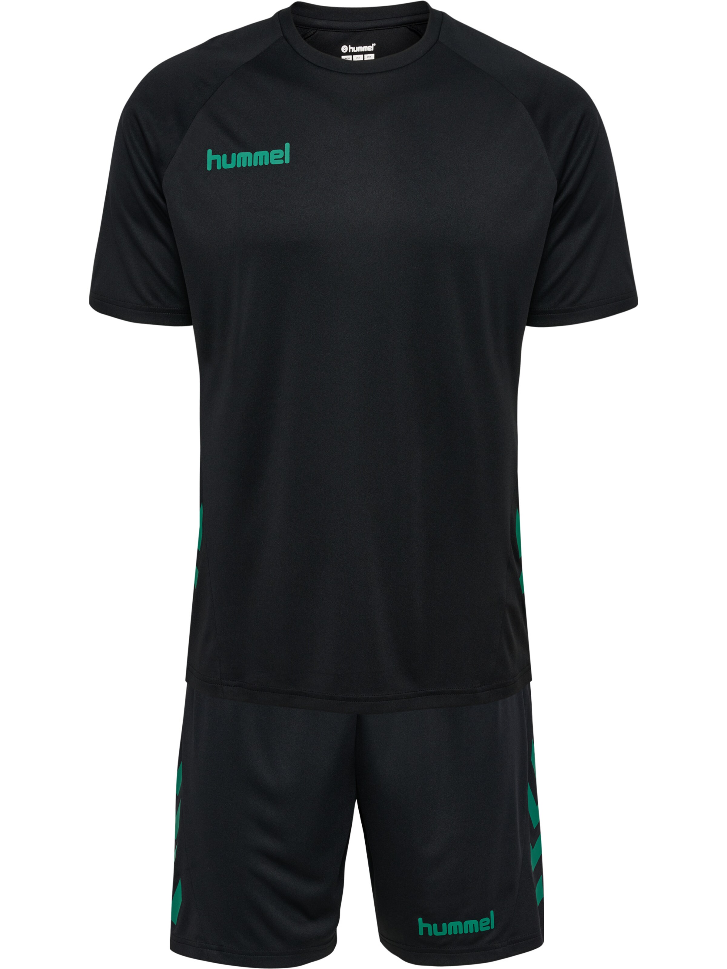 Hummel Trainingspak in Zwart: voorkant