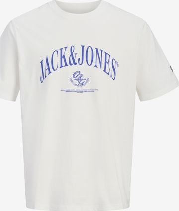 JACK & JONES T-shirt 'JORFREDERIKSBERG' i vit: framsida