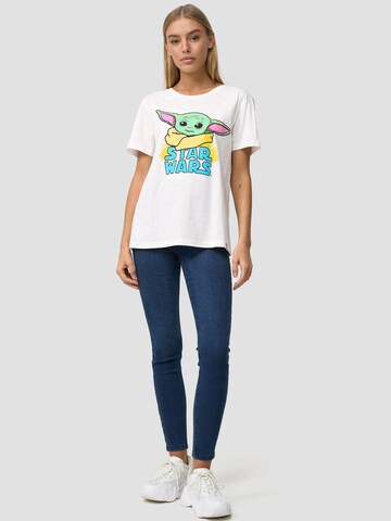 Recovered - Camiseta 'Star Wars The Mandalorian Child' en beige