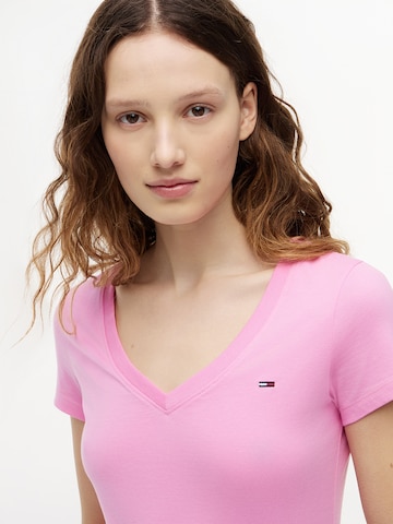 Tommy Jeans Koszulka w kolorze różowy