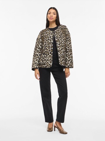 VILA Φθινοπωρινό και ανοιξιάτικο μπουφάν 'VIDELLE' σε μαύρο: μπροστά