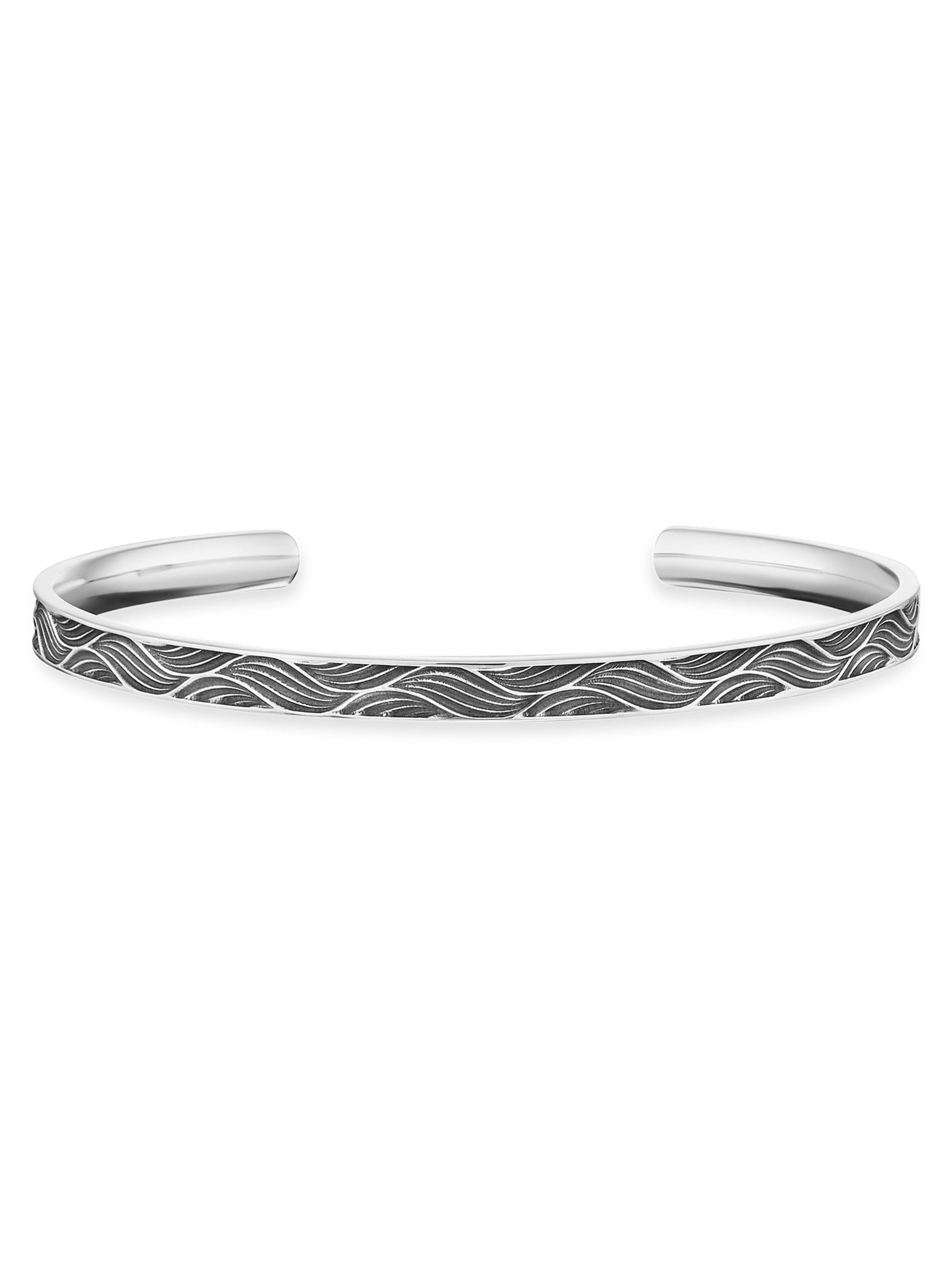 Bracelet caï en argent : devant