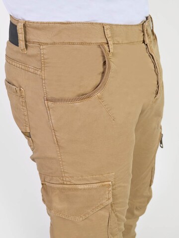 Effilé Pantalon cargo Le Temps Des Cerises en beige