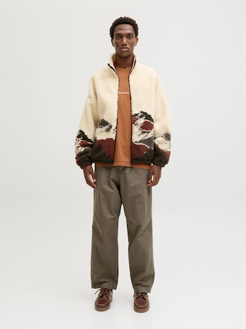 JACK & JONES Regular Chino Pants 'Barrel' in Brown