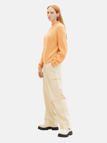 TOM TAILOR DENIM Pullover in Orange