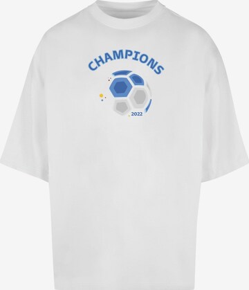T-Shirt 'Argentina Champions' Merchcode en blanc : devant