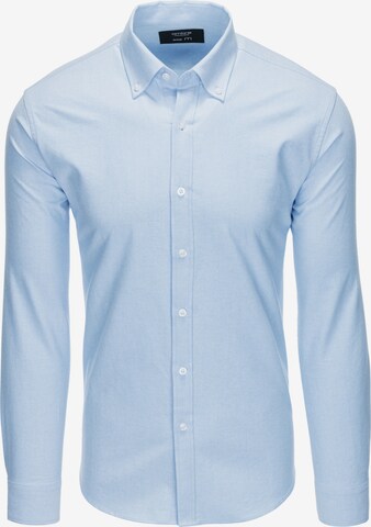 Ombre Overhemd 'SHOS-0114' in Blauw: voorkant