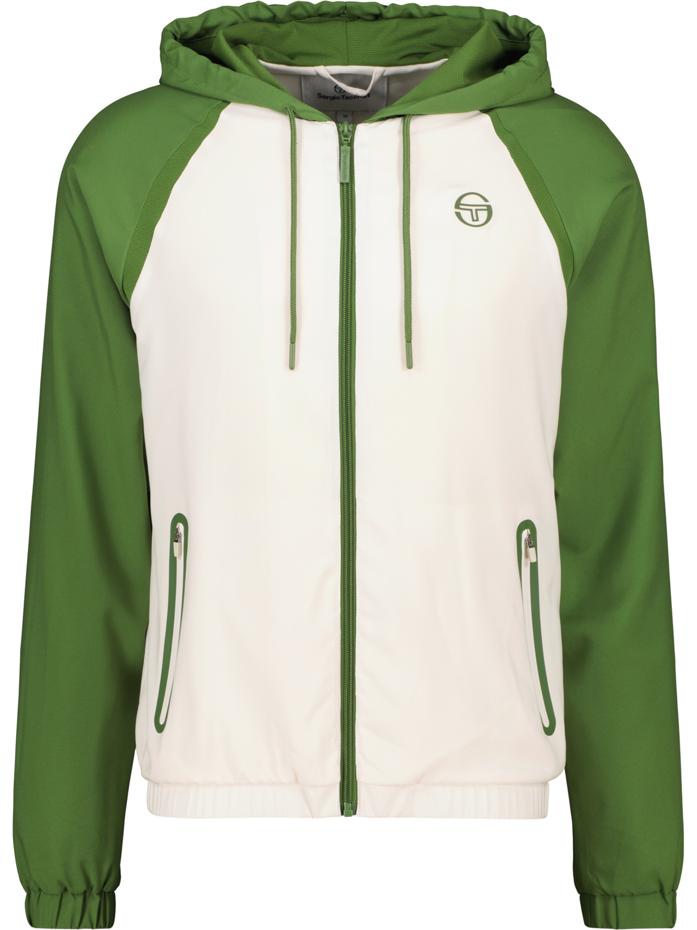 Sergio Tacchini Trainingsjacke 'RISPECCHIO' in Beige: Vorderseite