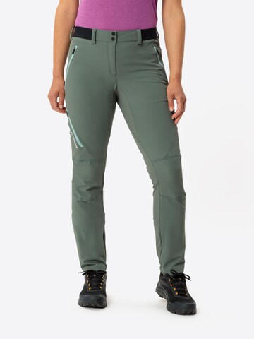 VAUDE Regular Outdoor trousers 'Scopi II' in Green: front