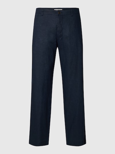 SELECTED Broek '196 Straight' in de kleur Navy, Productweergave