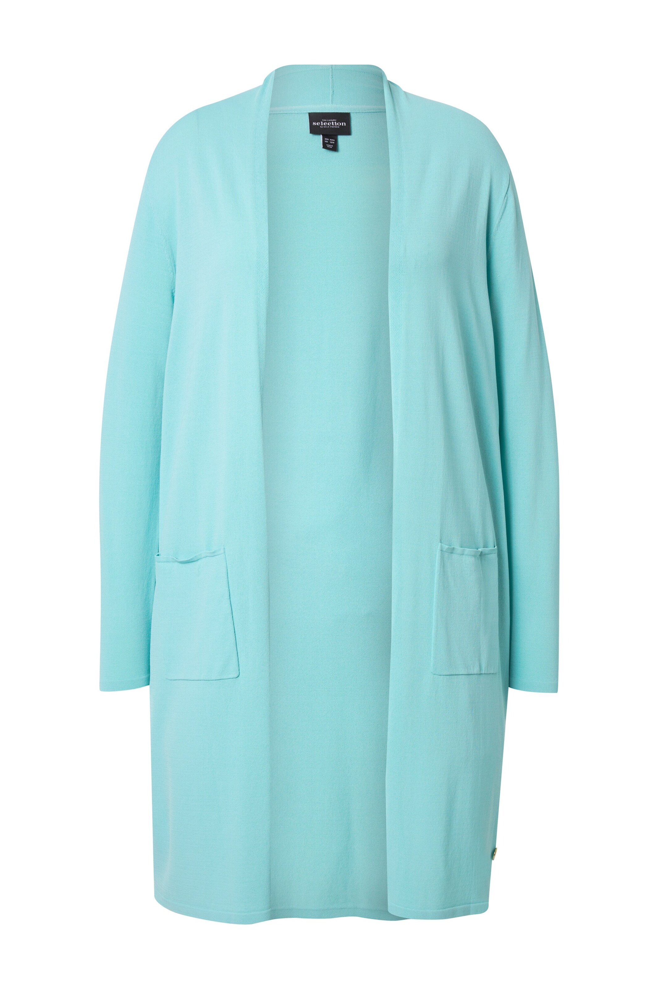 Ulla Popken Strickjacke in Blau: Vorderseite