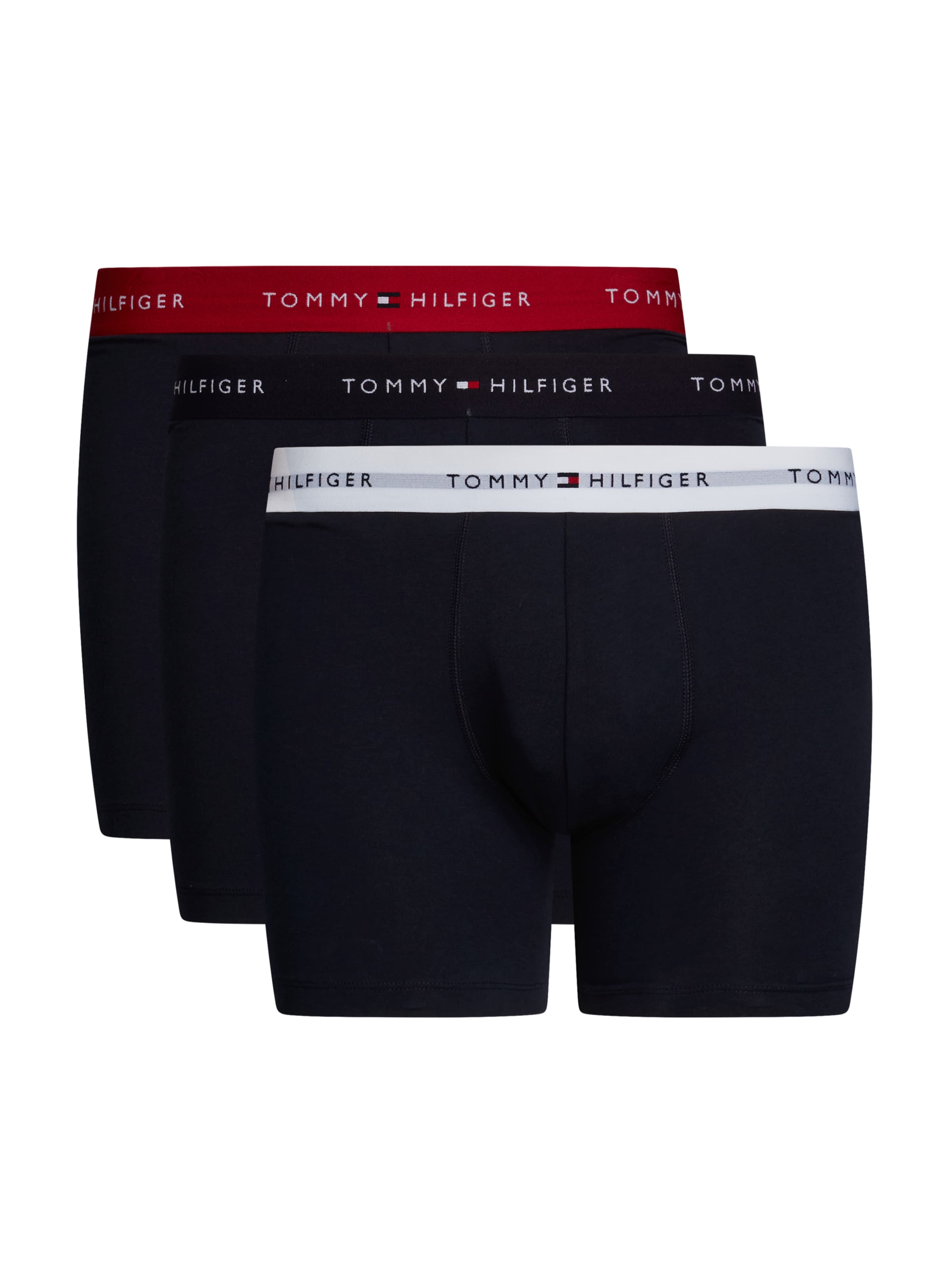 Tommy Hilfiger Underwear Boxeralsók 'Essentials' - fekete: elől