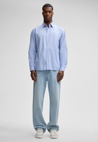 STRELLSON Regular fit Button Up Shirt ' Charlie ' in Blue