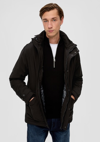 s.Oliver Between-Season Jacket in Black: front