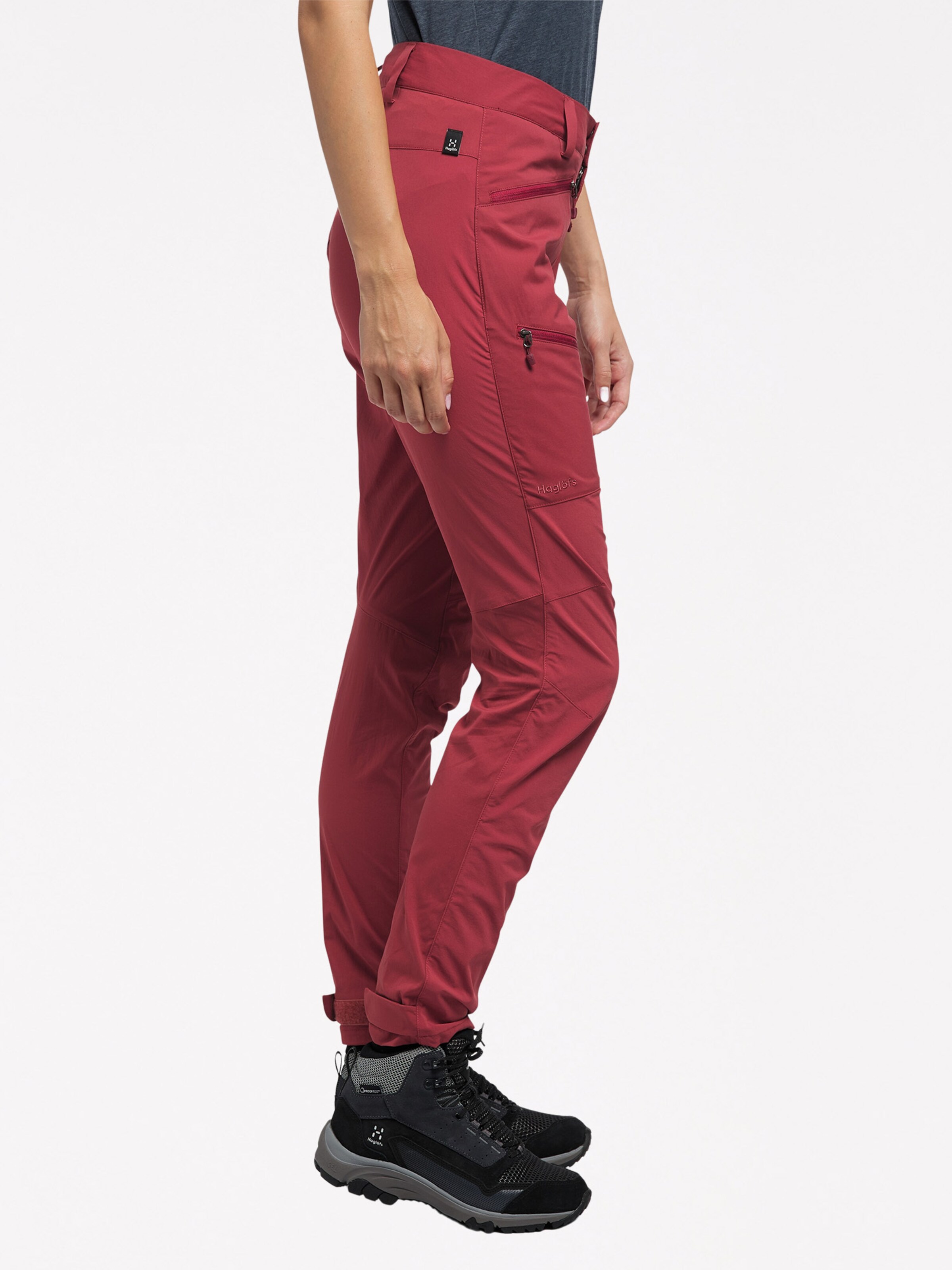 Frauen Sportbekleidung Haglöfs Outdoorhose 'Lite Flex' in Dunkelrot - RO77016 Frauen Sportbekleidung Haglöfs Outdoorhose 'Lite Flex' in Dunkelrot - RO77016