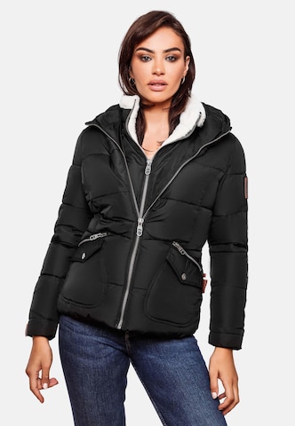NAVAHOO Winter jacket 'Megan' in Black: front