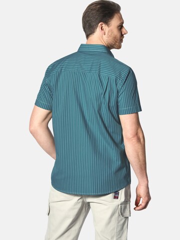 Fit confort Chemise ' Perttu ' Jan Vanderstorm en bleu