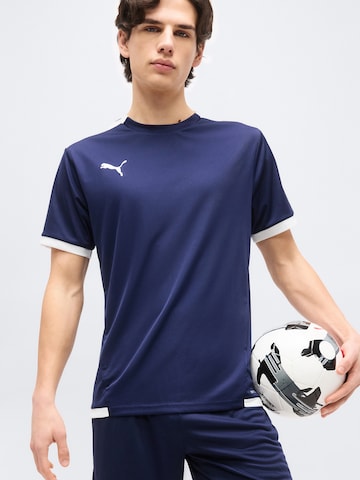 PUMA Regular Sportbroek 'TeamLIGA26' in Blauw