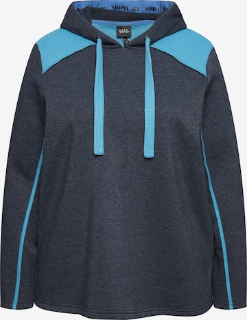 Ulla Popken Sweatshirt in Blue: front