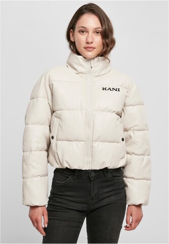 Karl Kani Winter Jacket in Beige: front