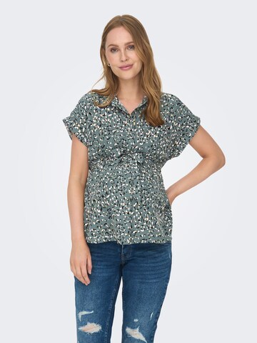 Only Maternity Blouse in Green: front