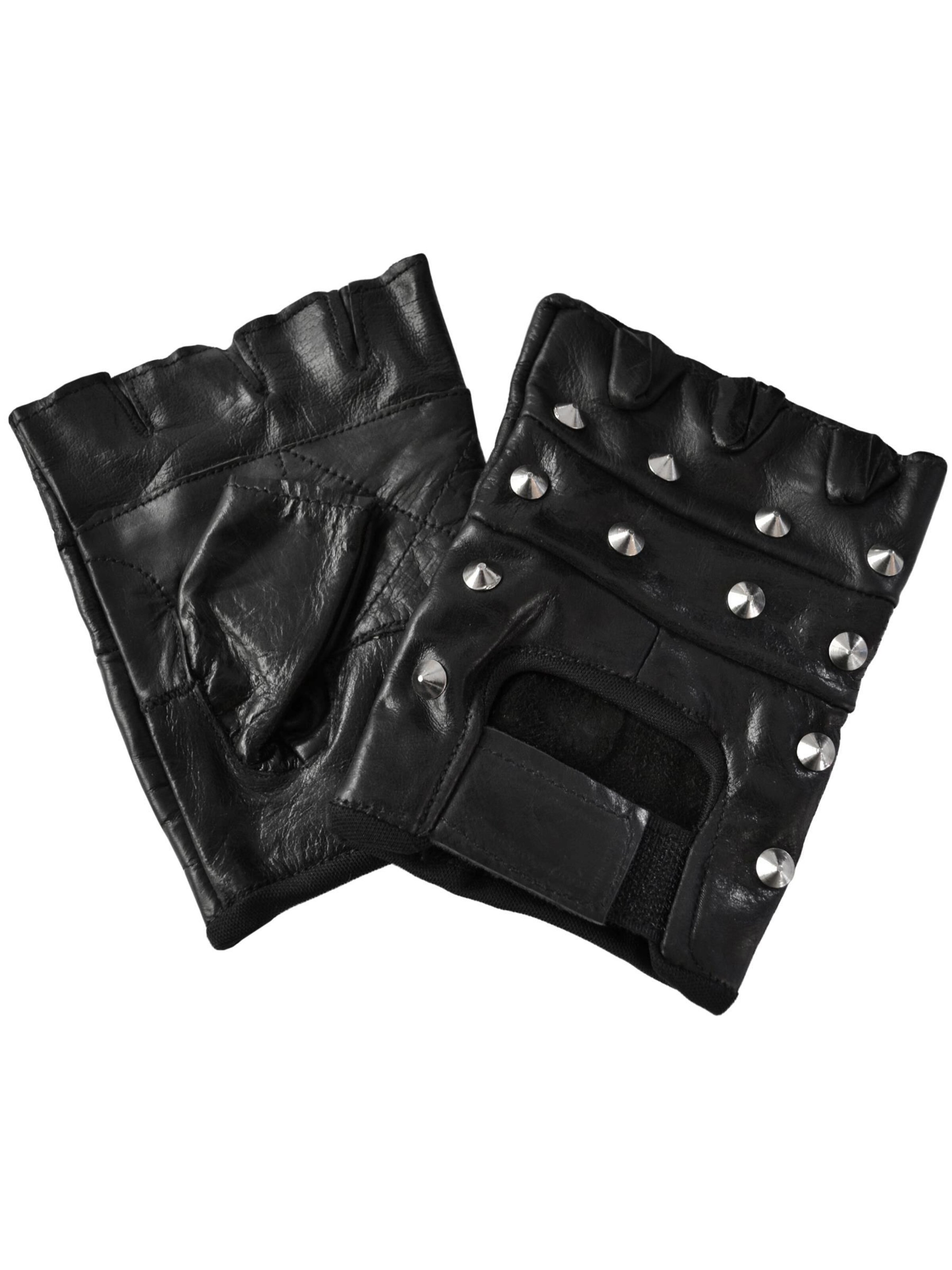 Gants de sport normani en noir : devant