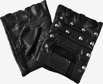 normani Athletic Gloves in Black: front