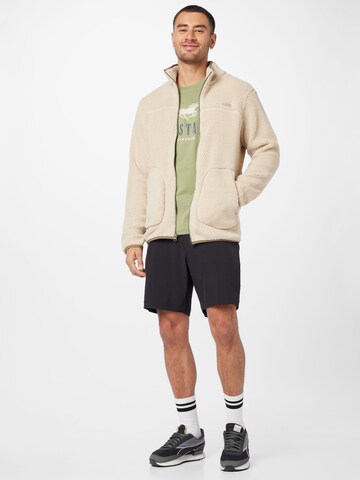 COLUMBIA Athletic Fleece Jacket 'Rugged Ridge™ II' in Beige