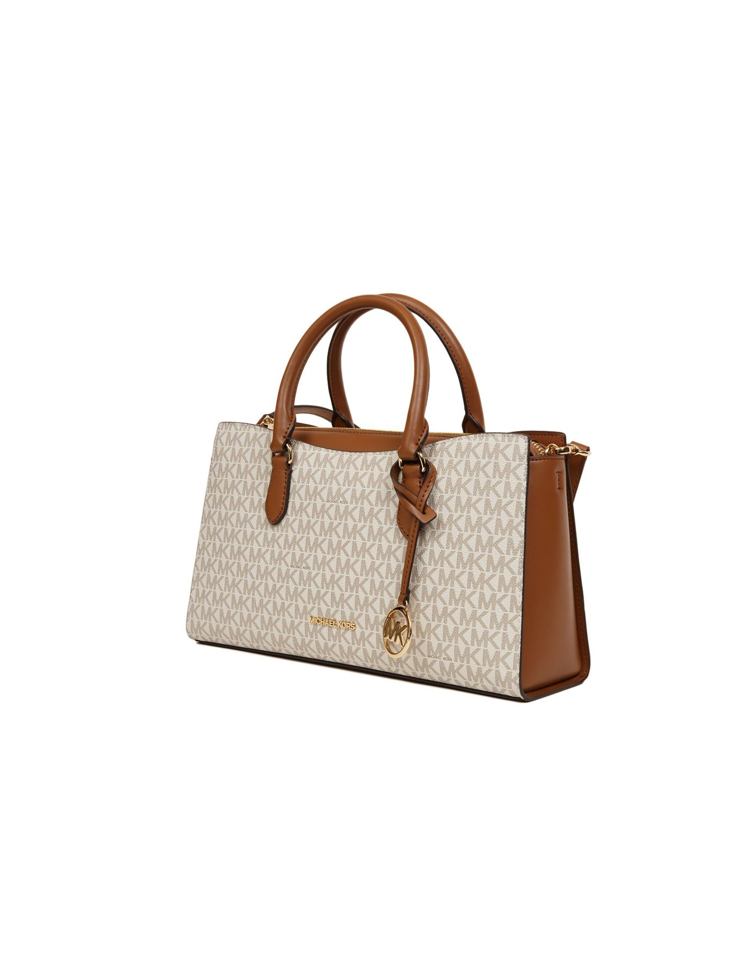 Michael Kors - Bolso de mano 'Arden Medium Top-Zip' en beige
