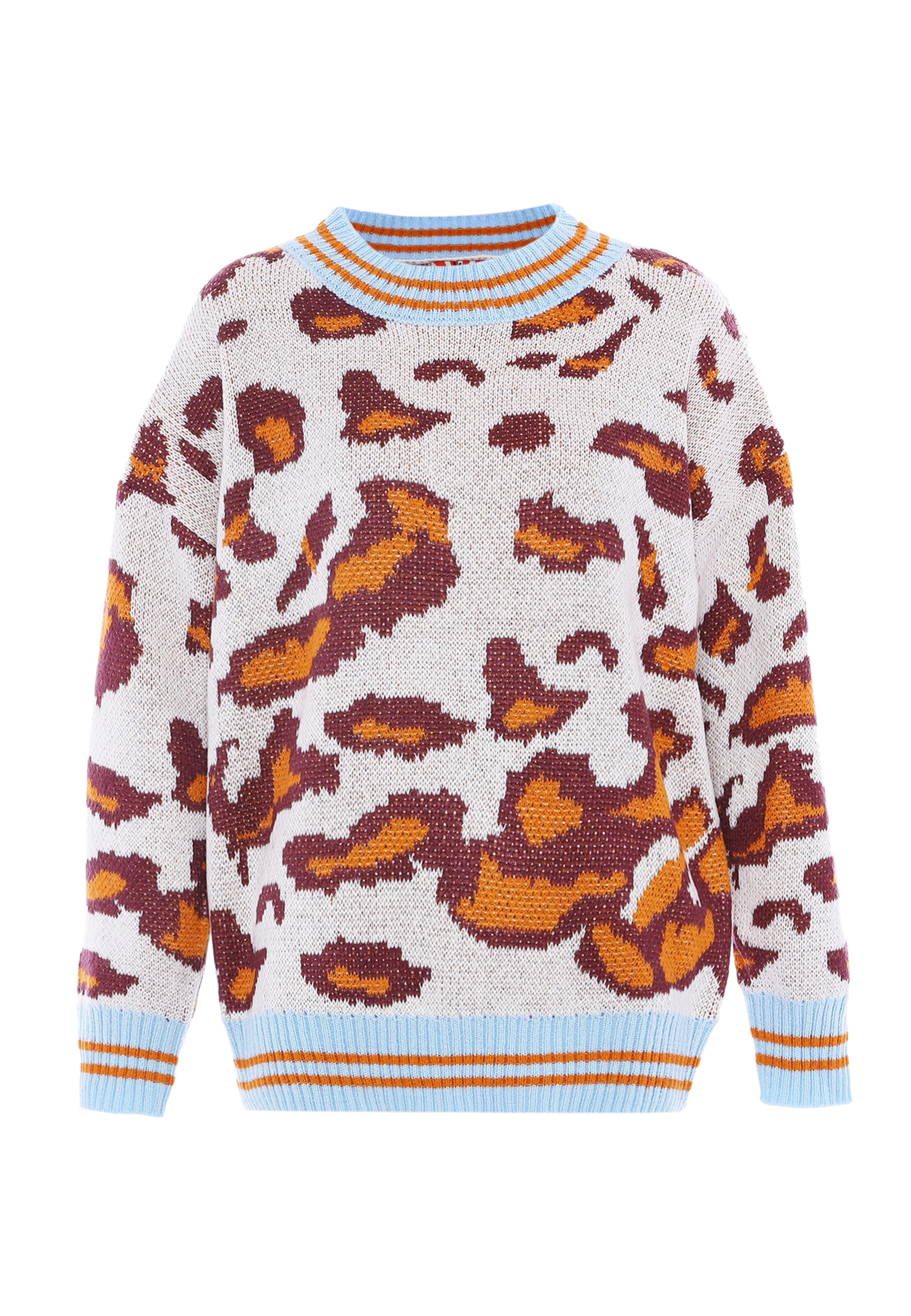 myMo ROCKS Sweater in White: front