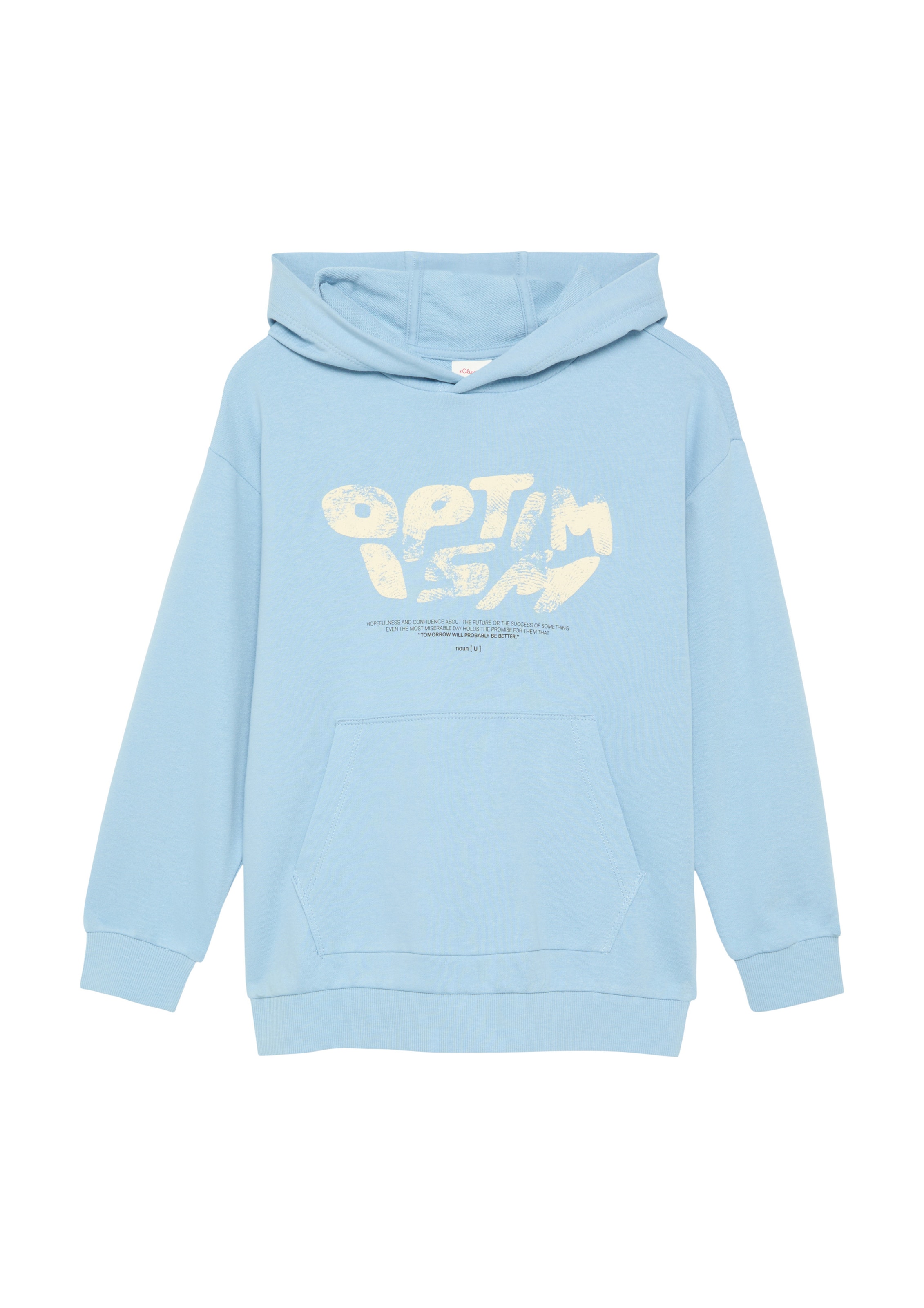 Sweat-shirt s.Oliver en bleu : devant