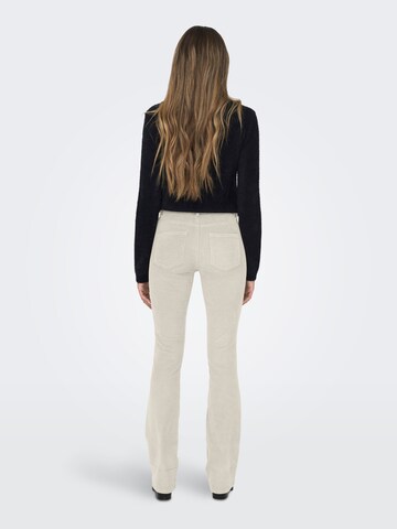 ONLY Flared Broek in Grijs