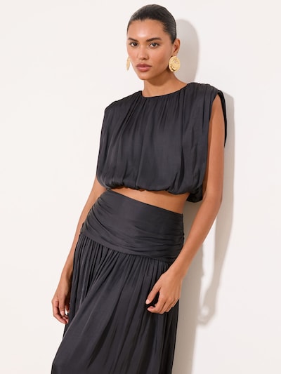 Lipsy Blouse in XS in de kleur Zwart, Productweergave