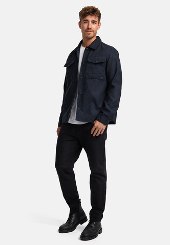 Coupe regular Chemise ' INFinny ' INDICODE JEANS en noir
